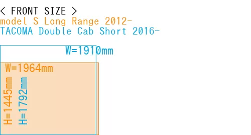 #model S Long Range 2012- + TACOMA Double Cab Short 2016-